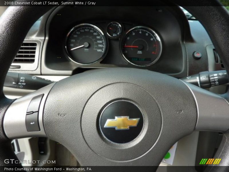 Summit White / Gray 2008 Chevrolet Cobalt LT Sedan