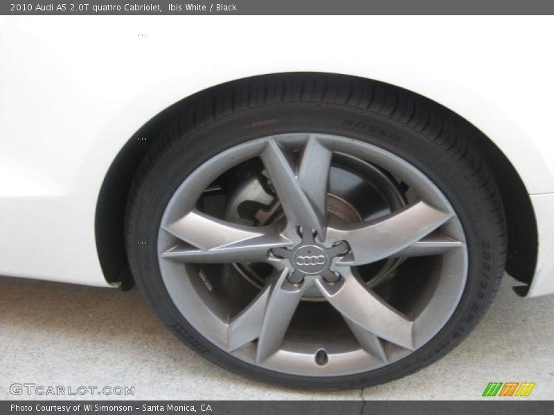 Ibis White / Black 2010 Audi A5 2.0T quattro Cabriolet