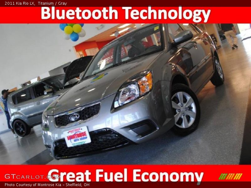 Titanium / Gray 2011 Kia Rio LX