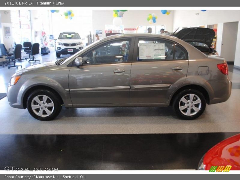 Titanium / Gray 2011 Kia Rio LX