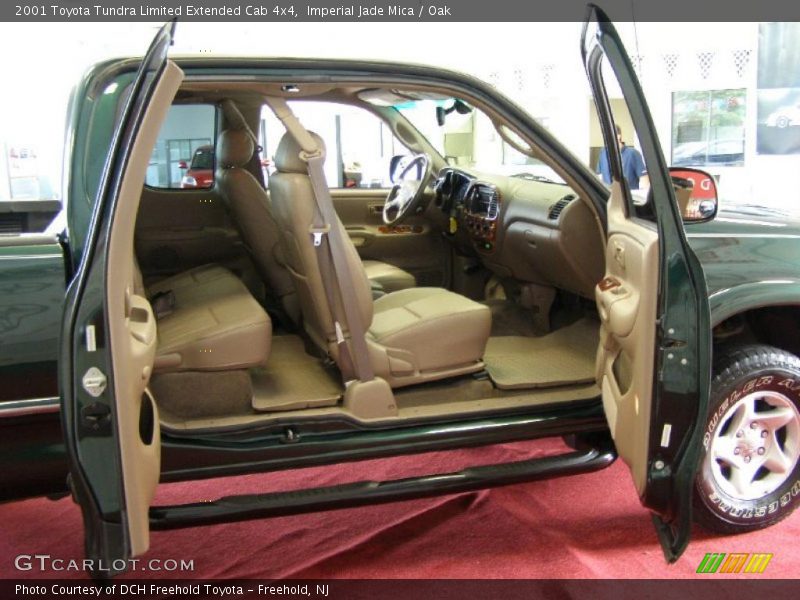 Imperial Jade Mica / Oak 2001 Toyota Tundra Limited Extended Cab 4x4
