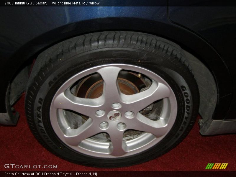 Twilight Blue Metallic / Willow 2003 Infiniti G 35 Sedan