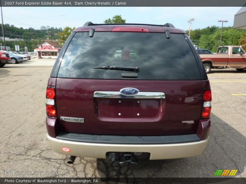 Dark Cherry Metallic / Camel 2007 Ford Explorer Eddie Bauer 4x4