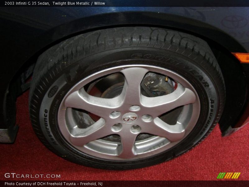 Twilight Blue Metallic / Willow 2003 Infiniti G 35 Sedan