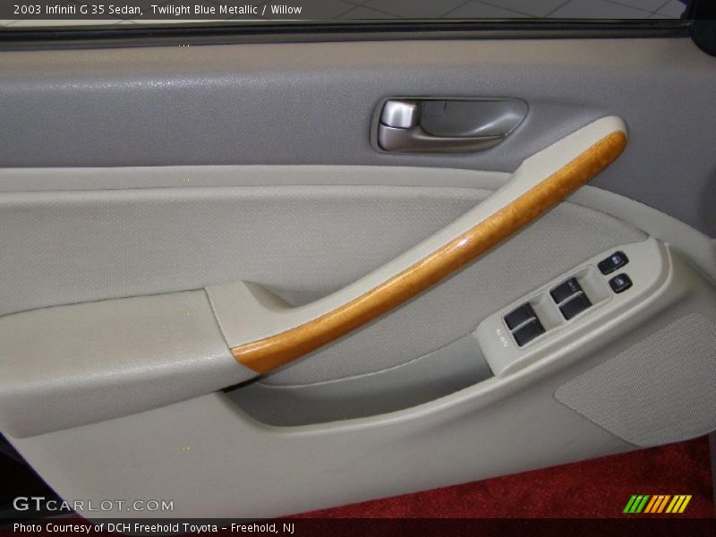 Twilight Blue Metallic / Willow 2003 Infiniti G 35 Sedan