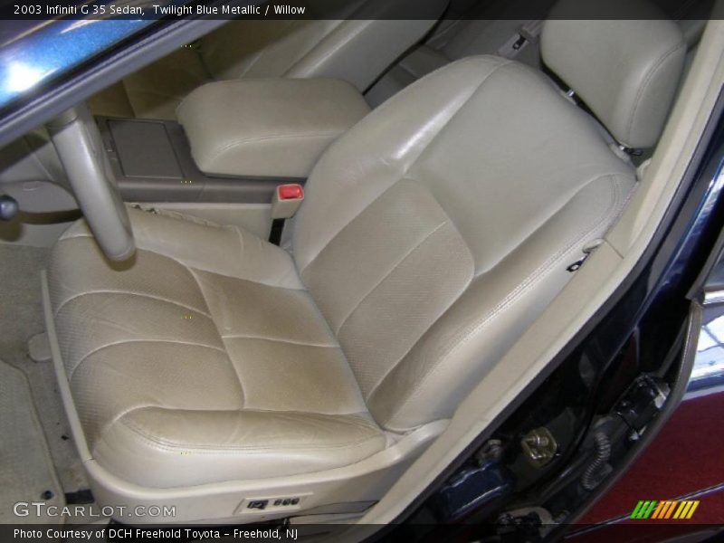 Twilight Blue Metallic / Willow 2003 Infiniti G 35 Sedan