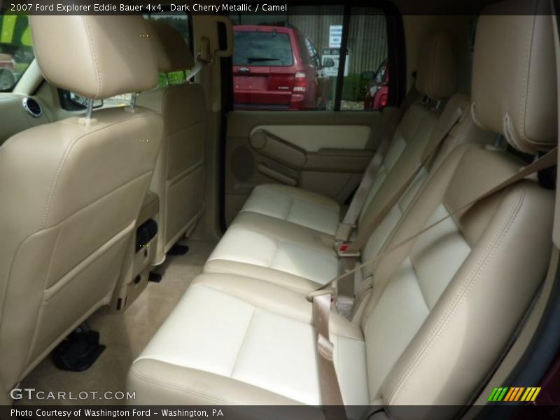 Dark Cherry Metallic / Camel 2007 Ford Explorer Eddie Bauer 4x4