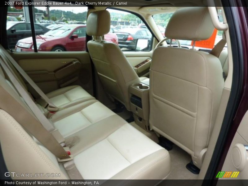 Dark Cherry Metallic / Camel 2007 Ford Explorer Eddie Bauer 4x4
