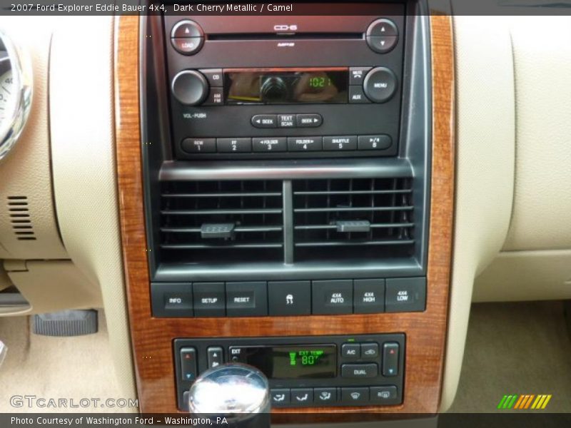 Dark Cherry Metallic / Camel 2007 Ford Explorer Eddie Bauer 4x4