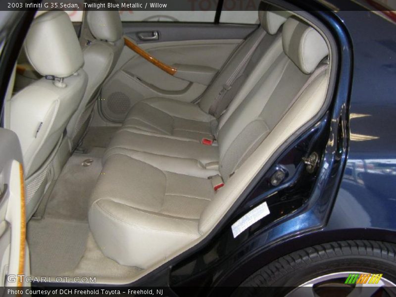 Twilight Blue Metallic / Willow 2003 Infiniti G 35 Sedan