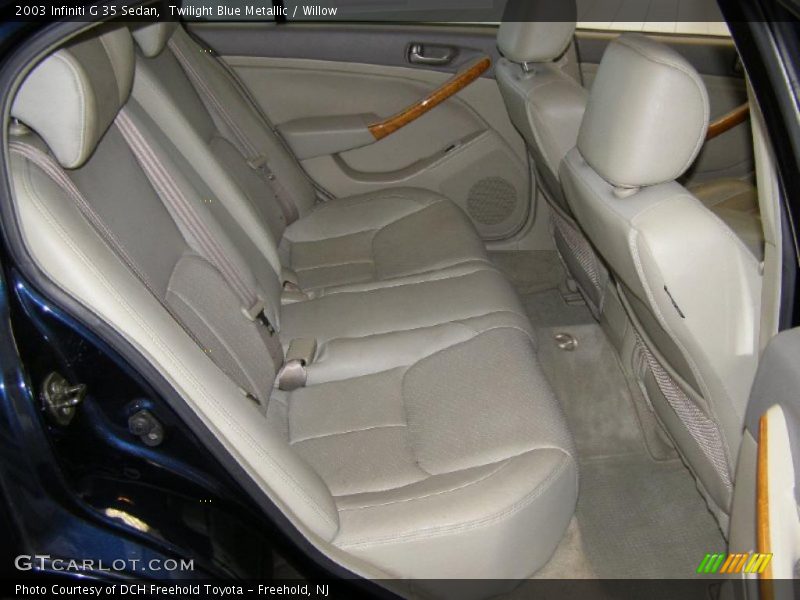 Twilight Blue Metallic / Willow 2003 Infiniti G 35 Sedan