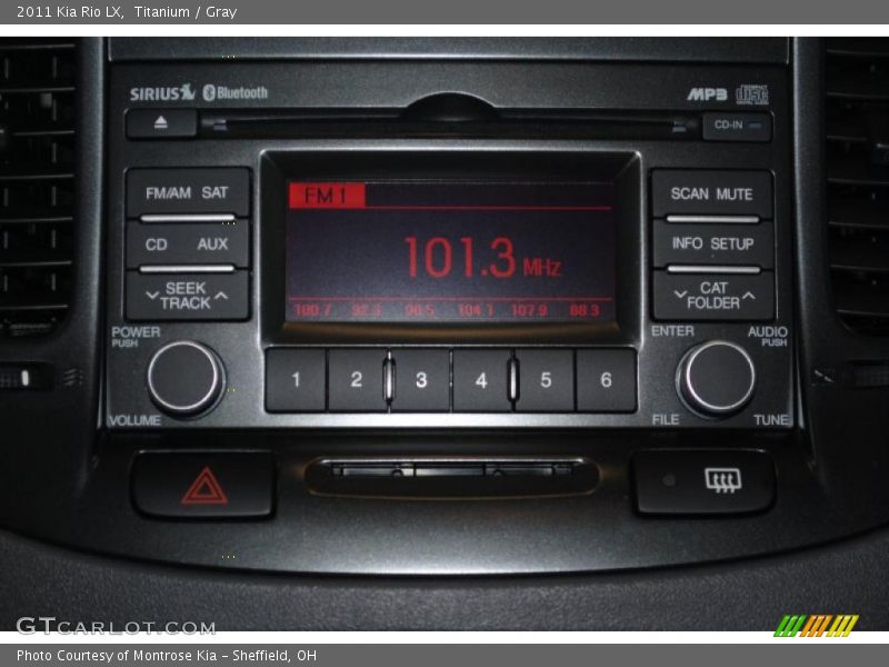 Titanium / Gray 2011 Kia Rio LX