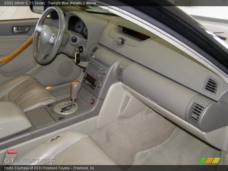 Twilight Blue Metallic / Willow 2003 Infiniti G 35 Sedan
