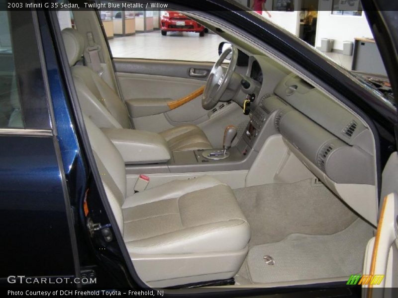 Twilight Blue Metallic / Willow 2003 Infiniti G 35 Sedan