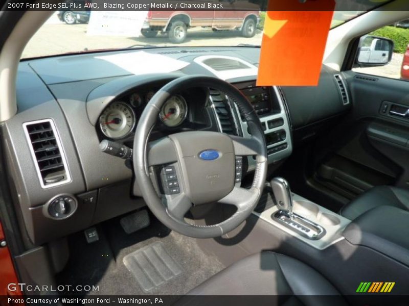 Blazing Copper Metallic / Charcoal Black 2007 Ford Edge SEL Plus AWD