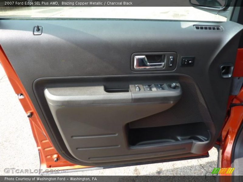 Blazing Copper Metallic / Charcoal Black 2007 Ford Edge SEL Plus AWD