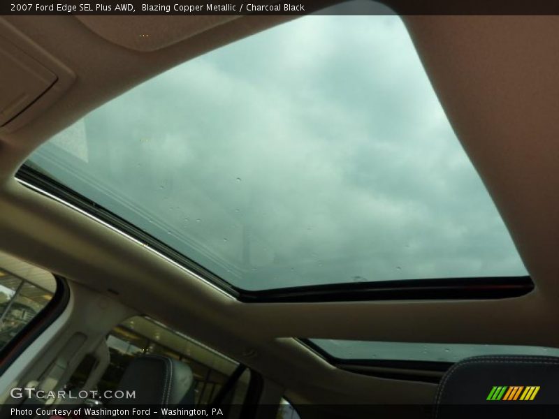 Blazing Copper Metallic / Charcoal Black 2007 Ford Edge SEL Plus AWD