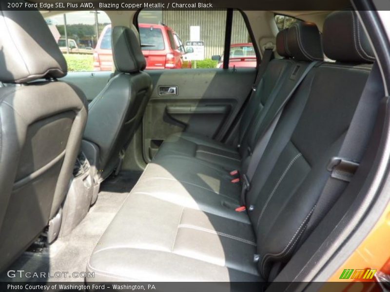 Blazing Copper Metallic / Charcoal Black 2007 Ford Edge SEL Plus AWD