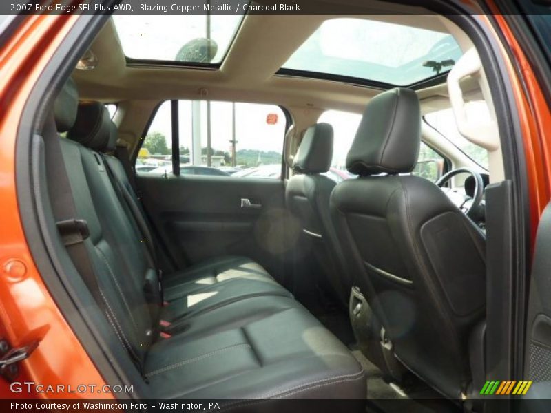 Blazing Copper Metallic / Charcoal Black 2007 Ford Edge SEL Plus AWD