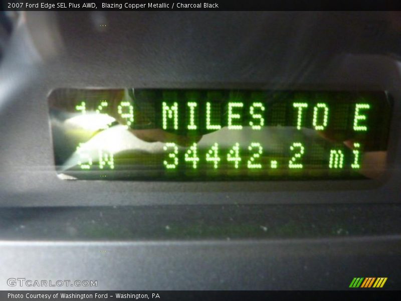 Blazing Copper Metallic / Charcoal Black 2007 Ford Edge SEL Plus AWD