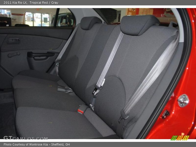 Tropical Red / Gray 2011 Kia Rio LX