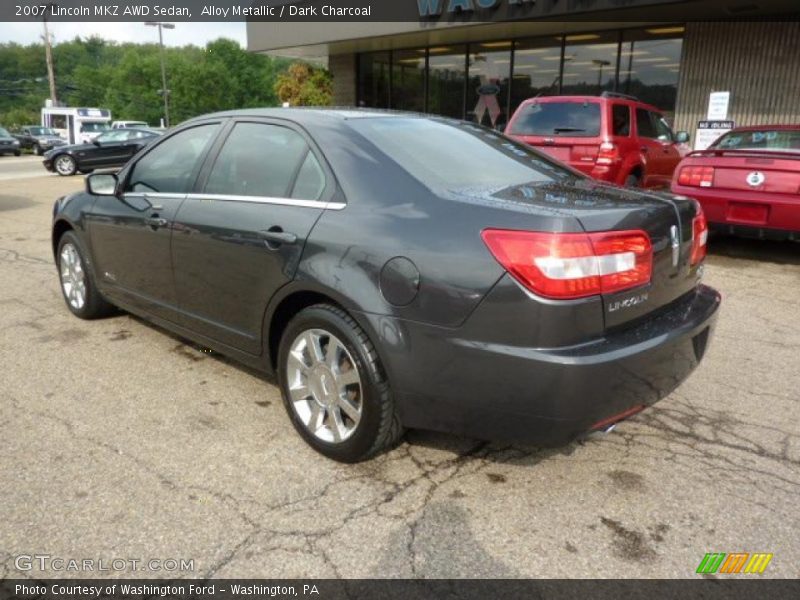 Alloy Metallic / Dark Charcoal 2007 Lincoln MKZ AWD Sedan