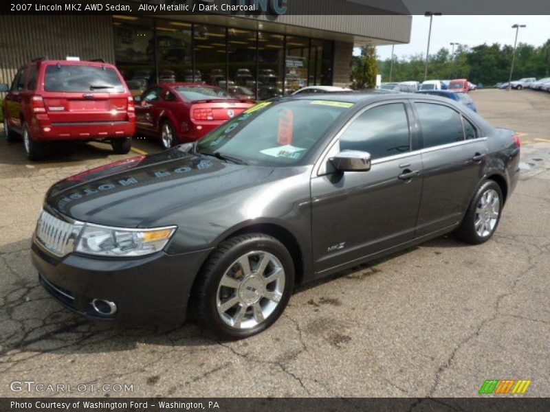 Alloy Metallic / Dark Charcoal 2007 Lincoln MKZ AWD Sedan