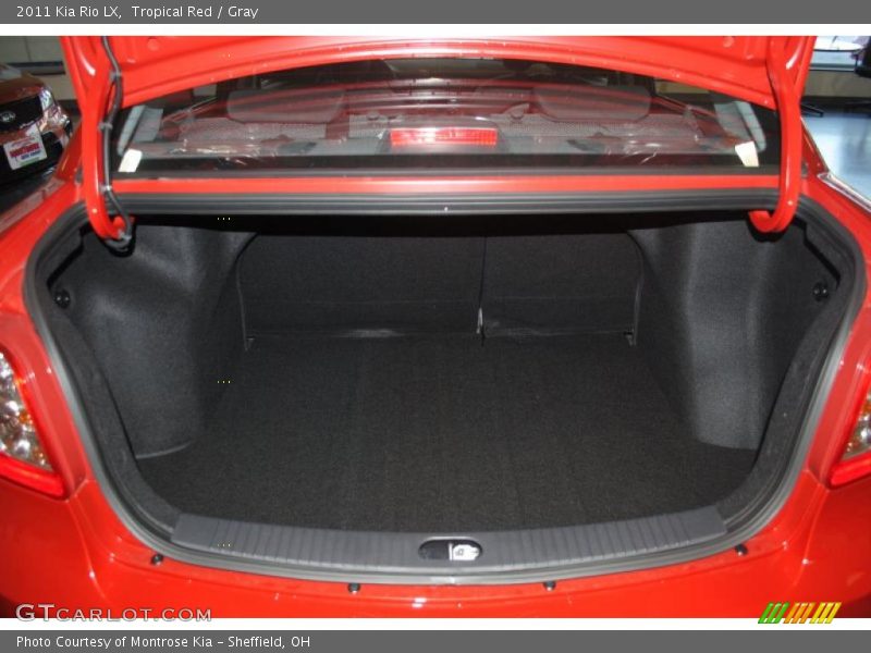 Tropical Red / Gray 2011 Kia Rio LX