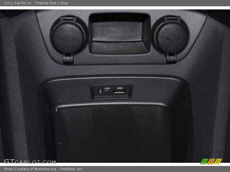Tropical Red / Gray 2011 Kia Rio LX