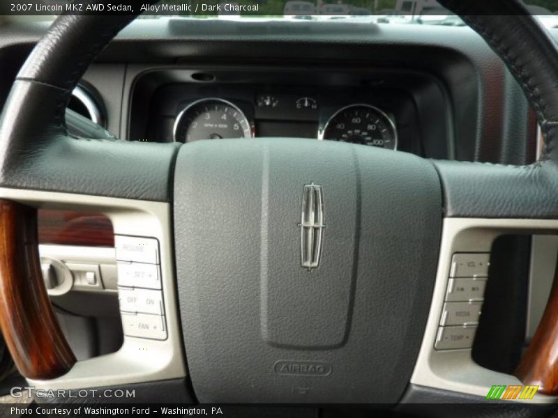 Alloy Metallic / Dark Charcoal 2007 Lincoln MKZ AWD Sedan