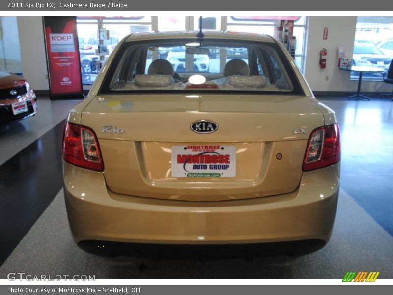 Cashmere Beige / Beige 2011 Kia Rio LX