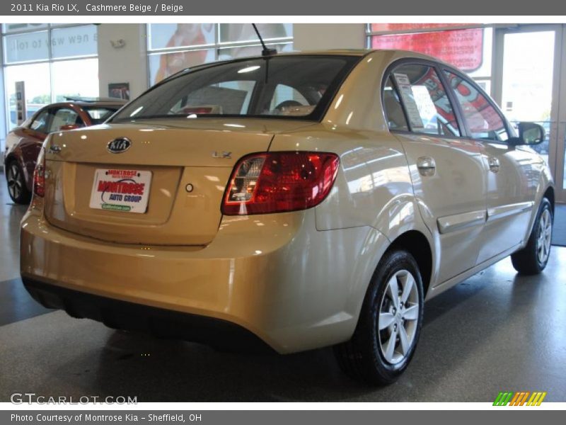 Cashmere Beige / Beige 2011 Kia Rio LX