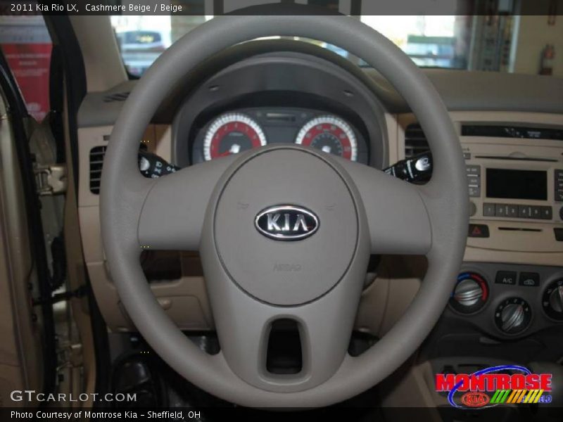 Cashmere Beige / Beige 2011 Kia Rio LX