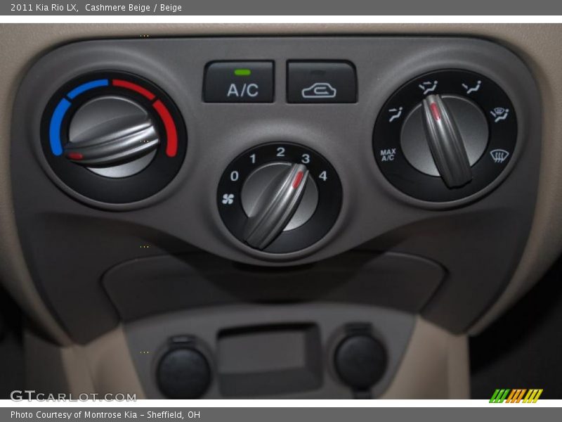 Cashmere Beige / Beige 2011 Kia Rio LX