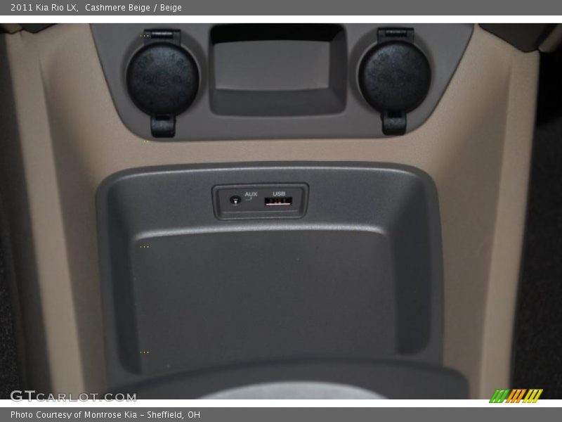 Cashmere Beige / Beige 2011 Kia Rio LX
