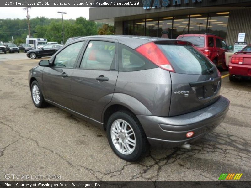 Liquid Grey Metallic / Charcoal/Light Flint 2007 Ford Focus ZX5 SE Hatchback