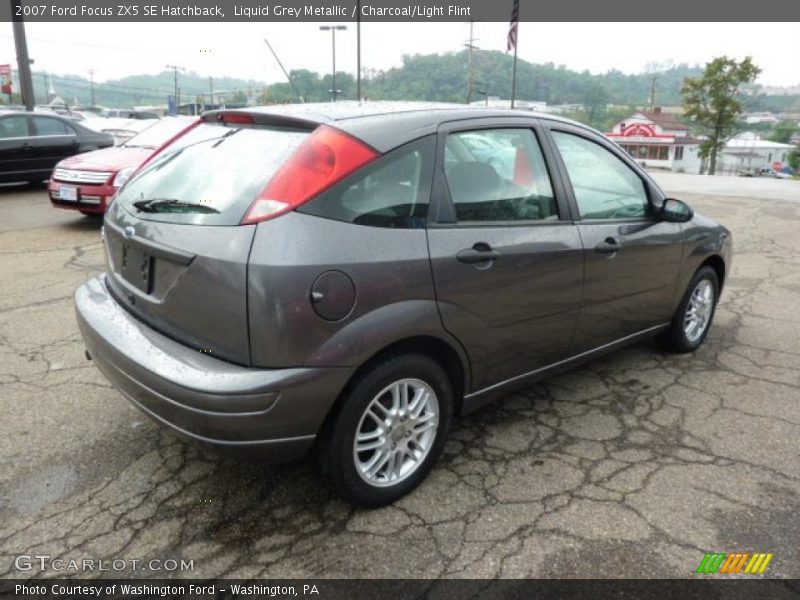 Liquid Grey Metallic / Charcoal/Light Flint 2007 Ford Focus ZX5 SE Hatchback