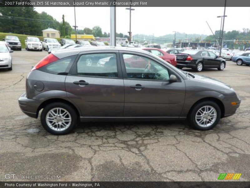 Liquid Grey Metallic / Charcoal/Light Flint 2007 Ford Focus ZX5 SE Hatchback