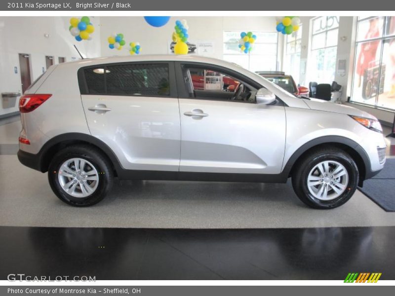 Bright Silver / Black 2011 Kia Sportage LX