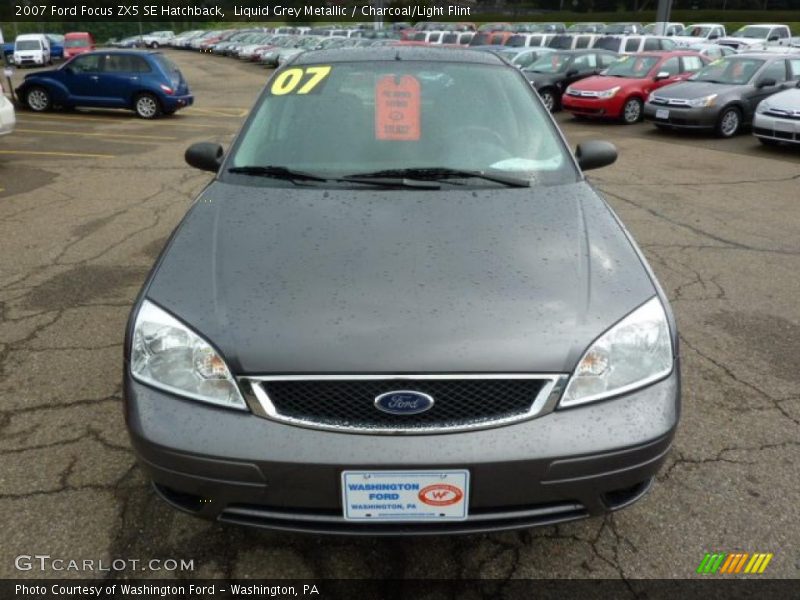 Liquid Grey Metallic / Charcoal/Light Flint 2007 Ford Focus ZX5 SE Hatchback