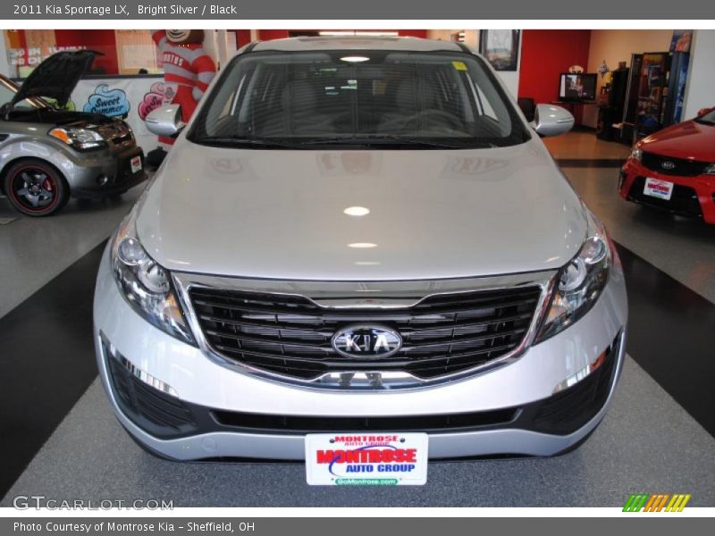Bright Silver / Black 2011 Kia Sportage LX