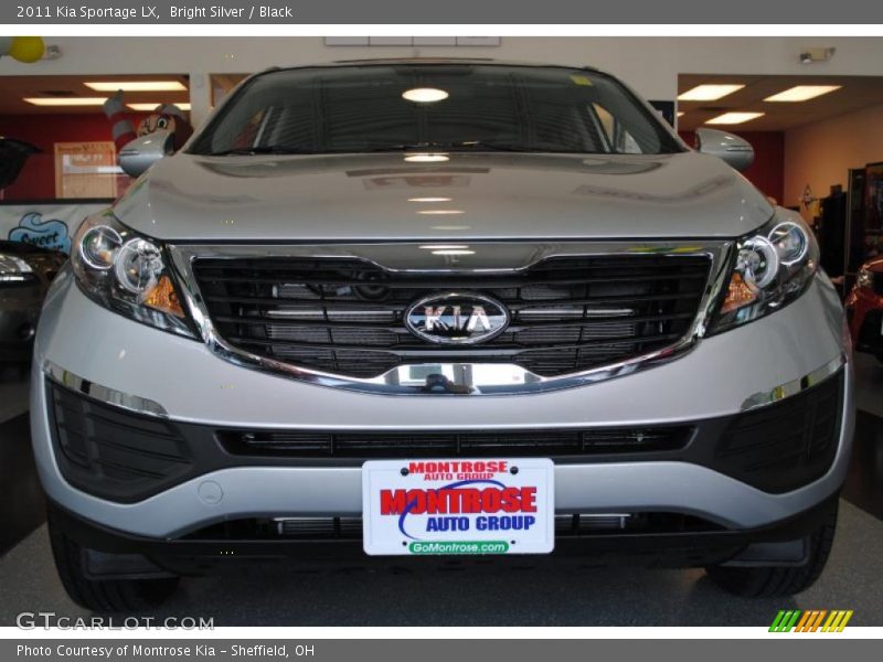 Bright Silver / Black 2011 Kia Sportage LX