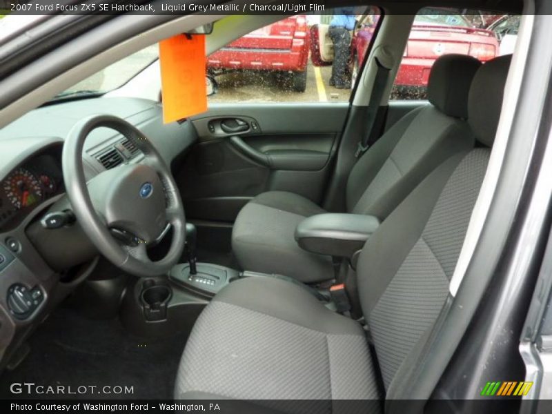 Liquid Grey Metallic / Charcoal/Light Flint 2007 Ford Focus ZX5 SE Hatchback
