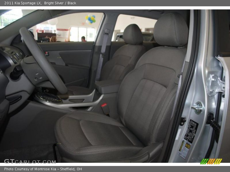 Bright Silver / Black 2011 Kia Sportage LX