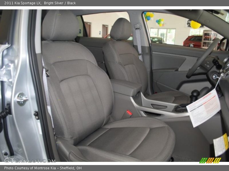 Bright Silver / Black 2011 Kia Sportage LX