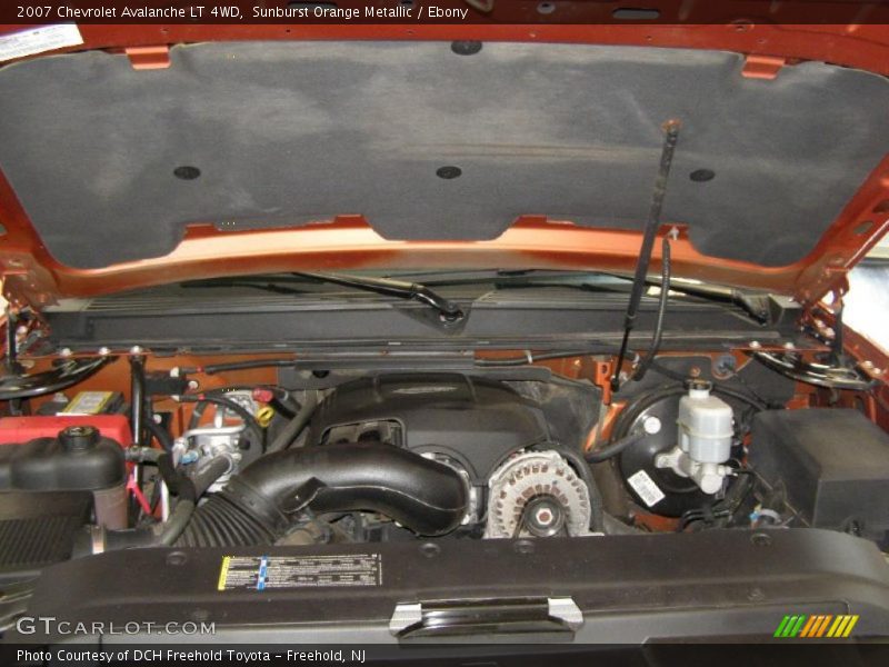 Sunburst Orange Metallic / Ebony 2007 Chevrolet Avalanche LT 4WD