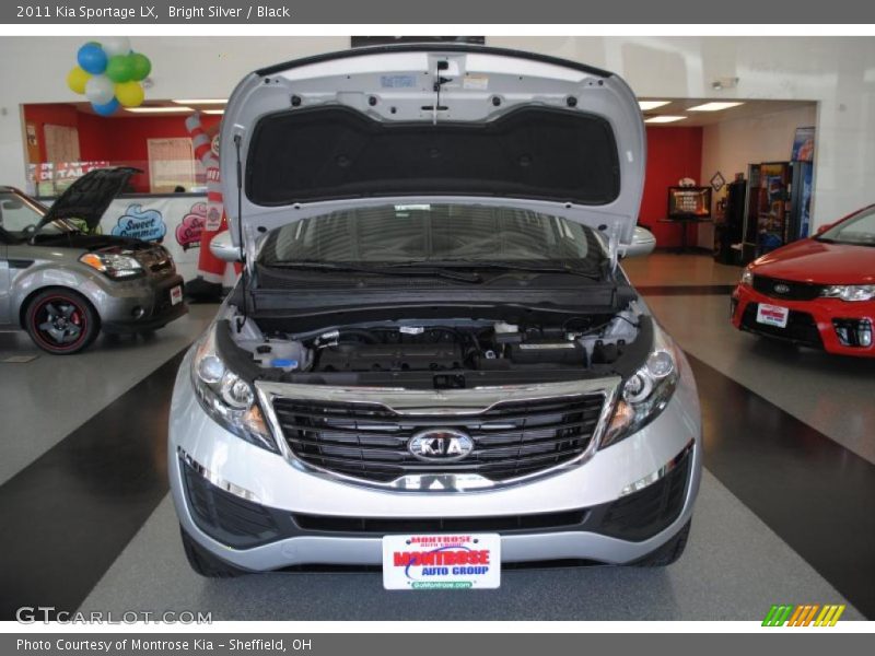 Bright Silver / Black 2011 Kia Sportage LX