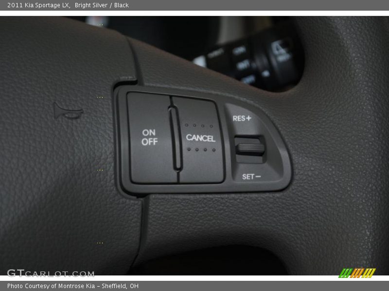Bright Silver / Black 2011 Kia Sportage LX