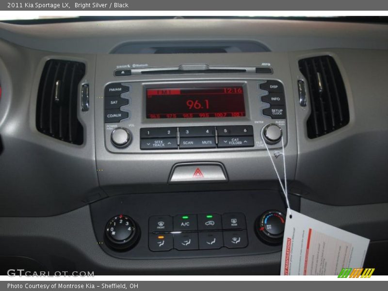 Bright Silver / Black 2011 Kia Sportage LX