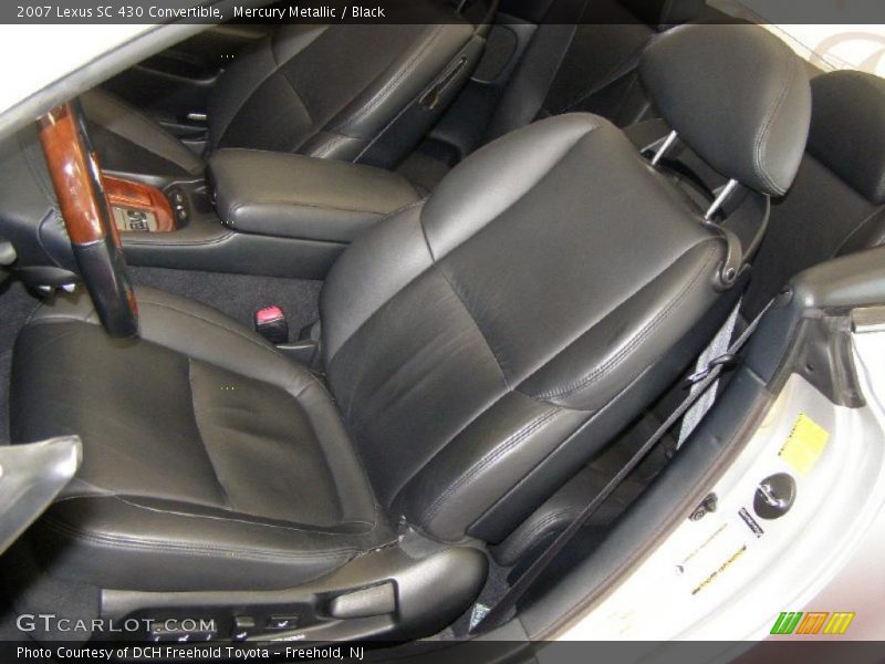 Mercury Metallic / Black 2007 Lexus SC 430 Convertible